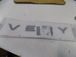 Genuine Land Rover Discovery Sport Black Tailgate Badge LR063649. Fixed Price $53.72.