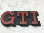 Vintage Oem Volkswagen Vw Gti Red Lettering Rear Trunk Badge Golf. Fixed Price $50.00.