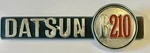 Vintage Datsun Oem B210 Emblem Badge Logo Nameplate 76855 H6205. Fixed Price $24.95.