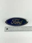 Ford Oem Blue & Chrome Oval Emblem Badge Logo Nameplate F7UB-8C020-AA. Fixed Price $14.00.