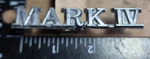Lincoln Mark Iv Circa 70'S Emblem D2LB 6542528 Ab 6061. Fixed Price $12.00.
