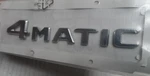 Mercedes Benz 2148174500 4MATIC Model Plate(chrome). Fixed Price $49.99.