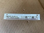 20-25 Tesla Mode Y Rear Liftgate Dual Motor Badge 1484849-00-A. Fixed Price $34.00.