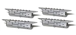 New Hub Cab Center Crest Emblems / For 1962 Cadillac Set Of Four Series 60 75. Fixed Price $139.99.
