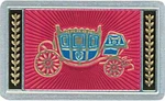1965-66 Fisher Coach Seat Belt Buckle Emblem Deluxe Interior Embossed Pair. Fixed Price $25.16.