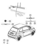 Genuine Mopar Pillar Nameplate 5156073AB. Fixed Price $48.13.