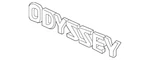 Genuine Honda Nameplate 75722-SHJ-A20. Fixed Price $50.00.