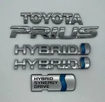 2004 - 2009 Toyota Prius Hybrid Chrome Rear Tailgate Emblem Logo Badge Set Oem. Fixed Price $34.99.