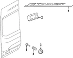 Genuine Ford Door Emblem NK4Z-6142528-A. Fixed Price $92.64.