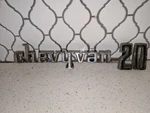 Vintage 1971-75 Chevrolet Chevy Van 30 Vehicle Emblem Badge 3970873. Fixed Price $14.95.