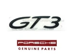 Porsche GT3 Script Rear Badge Black 99155925190 New Genuine. Fixed Price $129.00.