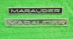 1964 Mercury Park Lane S-55 Fastback Orig Lh+rh Marauder Front Fender Emblems. Fixed Price $199.00.