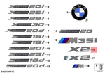Genuine Bmw U10 16I 18D 18I 20DX 20IX 25I 28IX Sac Lettering 51145A134A1. Fixed Price $61.49.