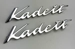 1965 -1972 Opel Kadett Side Front Fender Emblems Set Of 5-7/8'' 2885333 Oem. Fixed Price $14.00.