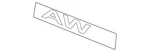 Genuine Gm Awd Emblem 25979747. Fixed Price $35.70.