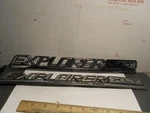 Two 1995-97 Ford Explorer Xlt Rear Script Emblem Control Trac 4WD 14" Long Logo. Fixed Price $18.00.