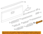 Gm Oem 15-16 Sierra 2500 Hd Pick Up Box Exterior Trim-nameplate 22789087. Fixed Price $34.84.