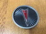 Vintage Pontiac Hubcap Center Emblem #254842 Man Cave Decor. Fixed Price $9.99.