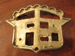 1955 Cadillac Hood Emblem Crest Badge Bezel 1463334. Fixed Price $16.99.