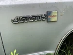 1980'S Gmc Jimmy Fender Emblem Badge Oem 14026454 008305062. Fixed Price $75.00.