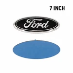 Ford Black & Silver Emblem 7 Inch Oval Logo Front Grille/tailgate Badge 1999-16. Fixed Price $20.99.