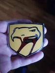 Dodge Viper Oem Yellow Medallion Hood Emblem Chrome Sneaky Pete Mopar - New. Fixed Price $109.99.