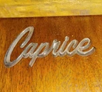 Gm 1960S Chevrolet Caprice Roofline Nameplate Chevy Emblem 7698583. Fixed Price $9.89.