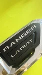 19 23 Ford Ranger Lariat Chrome And Black Left Side Emblem KB3B16G000. Fixed Price $145.00.