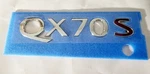 New Genuine Infiniti QX70S Rear Emblem Chrome Trunk 2014 2015 2016 2017. Fixed Price $79.99.