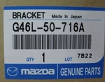 Genuine MAZDA6 Emblem Seal Rear Badge Ornament G46L-50-716A. Fixed Price $45.96.