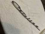 1964 Pontiac Catalina Script Emblem 536567R All Mounting Pins Defect Vintage Oem. Fixed Price $35.00.
