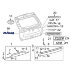 Oem 2019 - 2024 Toyota Rear Hatch Emblem Nameplate "RAV4" 754310R070. Fixed Price $31.00.