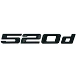 Matt Black 520D Car Flat Letter Number Rear Trunk Boot Lid Badge Emblem For Bmw. Fixed Price $15.56.