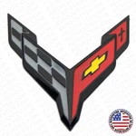 20-24 Chevrolet C8 Corvette Front Bumper Crossed Flags Logo Emblem Gloss Black. Fixed Price $29.99.