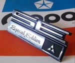 66-70 Dodge Charger Coronet Special Edition Emblem Chrome & Black Mopar Nos. Fixed Price $29.95.