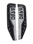 New Oem 2023-2026 Ford F-450 Lariat Left Right Pair Set Fender Emblem Chrome. Fixed Price $249.99.