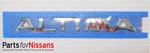 Genuine Altima Nameplate 84895-3TA0A. Fixed Price $51.23.