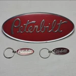Peterbilt Hood Grill Emblem Two Keychain Nice. Fixed Price $99.99.