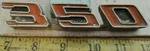 Pontiac Lemans 350 Circa '70 Red Emblem 9791370 2573. Fixed Price $15.00.