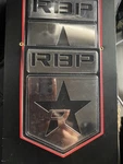 RBP501 Stainless Steel Universal Decal Emblem Badge Stickers 3-1/8" X 4-1/4". Fixed Price $6.80.