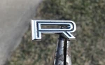 Oem 1965 1966 Ford Falcon Hood Letter "r" (C5AB-16606-C) Chrome And Black. Fixed Price $32.00.