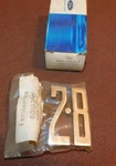 1975 1976 1977 Mercury Capri Ii Nos '2.8' V6 Front Fender Emblem Name Plate. Fixed Price $99.00.