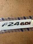 New 11-14 Hyundai Sonata Trunk "F24 Gdi" Turbo Nameplate Emblem Oem 86312 3S000. Fixed Price $17.22.