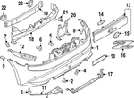Genuine Nissan Bumper Cover Emblem 84890-6GP0A. Fixed Price $87.77.