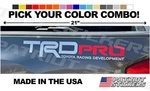 21" Trd Pro Stickers Decals, Set Of 2, Fits Toyota Tacoma, Tundra, 4RUNNER, Fj. Fixed Price $16.95.