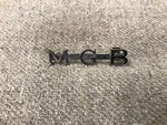 Early Mgb Roadster Trunk Lid Script Emblem Ahh 6079 Oem 52802. Fixed Price $9.99.