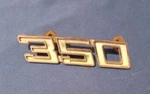 1969-1972 Chevrolet 350 Left Side Fender Emblem T3963233 W Pins.. Fixed Price $20.00.