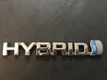 06-09 Toyota Prius Hybrid Emblem Side Fender Silver Chrome P# L343. Fixed Price $18.95.