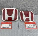 2PCS Front Rear Badge Red Emblem Logo For Honda Accord Ex-l Lx-p 4DR. Fixed Price $23.89.
