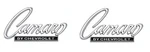 1968 - 69 Camaro By Chevrolet Header/deck Emblem Set, Pair, #3916654. Fixed Price $43.64.